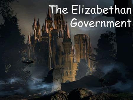 The Elizabethan Government