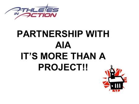 PARTNERSHIP WITH AIA IT’S MORE THAN A PROJECT!!. WHAT? WHY?