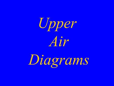 Upper Air Diagrams. The Stüve Diagram One of a number of atmospheric plotting charts.