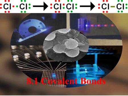 8.1 Covalent Bonds. Molecular compounds = 2 non metals that share 1 or more pairs of electrons… group is electrically neutral.