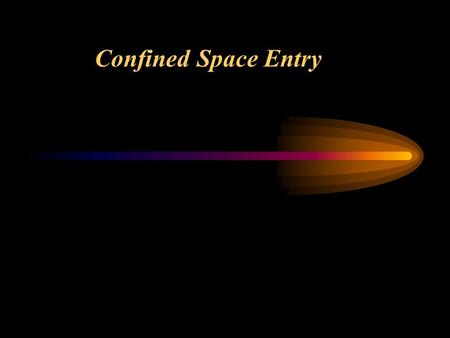 Confined Space Entry. OBJECTIVES: Upon completion of this topic you will be able to: Describe what a confined space is. Identify confined space hazards.