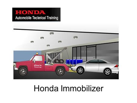 Honda Immobilizer.