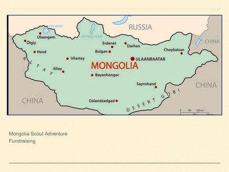 Mongolia Scout Adventure Fundraising. Assault Course Chocolate Bingo Car Boot Sale (Louise) Raised: £186 Bingo still to happen. This means less to pay.