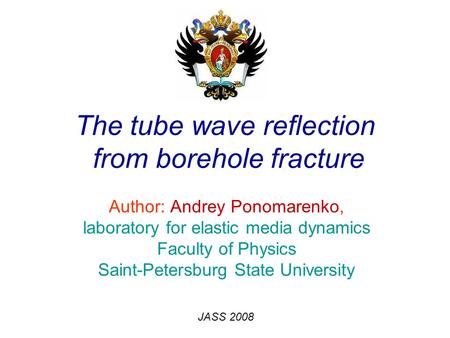 The tube wave reflection from borehole fracture