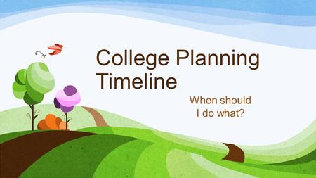 College Planning Timeline