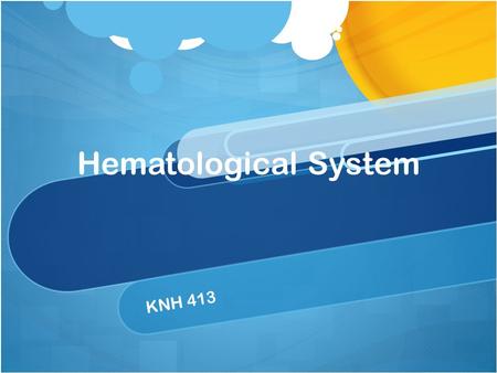 Hematological System KNH 413. Nutritional Anemias Macrocytic –B12, B9, B1, pyridoxine (B??) Decreased ability to synthesize new cells and DNA Microcytic.