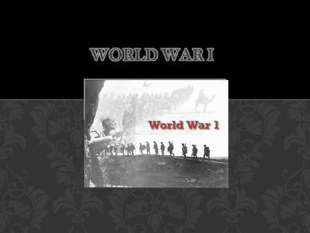 The assassination of ArchDuke Franz Ferdinand on the 28 th of June 1914 was the cause of World War I. This provided the Austro-Hungarian an excuse to.