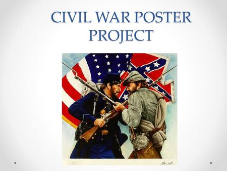 CIVIL WAR POSTER PROJECT