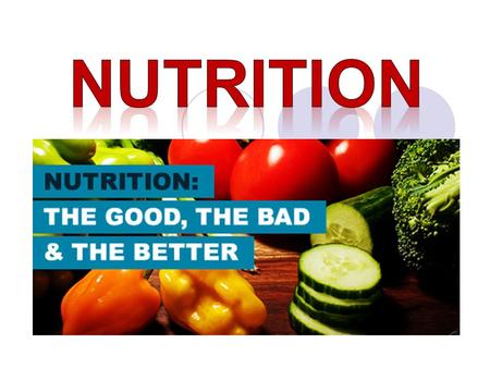 What does “You are what you eat!” mean? What are calories? Calories are how we measure how much energy a food has. What are “empty” calories ? Calories.