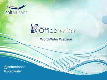 #wordwriter WordWriter Webinar.