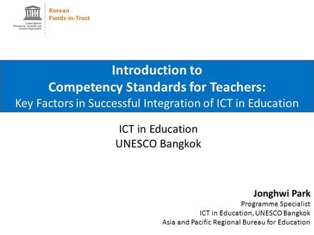 ICT in Education UNESCO Bangkok