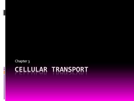 Chapter 3. Passive Transport  Diffusion – molecules move spontaneously (no energy used) from an area of high concentration to an area of low concentration.