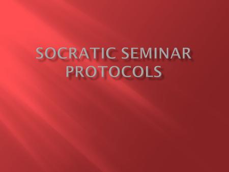 A seminar is not a test of memory. You are not “learning a subject”; your goal is to understand the ideas, issues, and values reflected in the text.