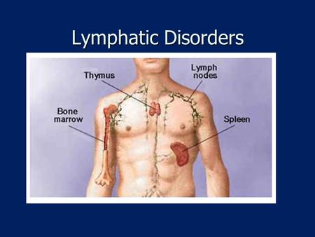 Lymphatic Disorders. References Therapeutic Exercise: Foundations and Techniques by Kisner and Colby. 5 th Edition, Pages 834 - 847. Goodman and Snyder,