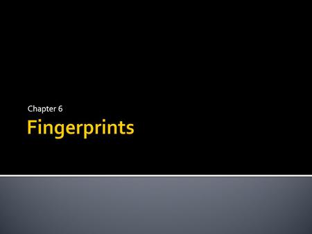 Chapter 6.  First known use: nearly 4000 years as signatures on clay tablets.