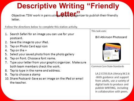 Task Card Templates Choose one slide below each week to create a task card for a Tech Tub station. Make sure to fill in the “Notes” below the task card.