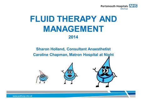 FLUID THERAPY AND MANAGEMENT