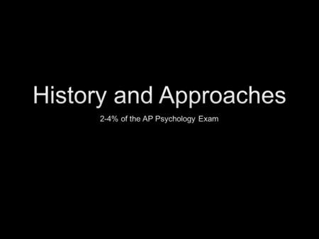 The History of Psychology Before Psychology was a Defined Field.