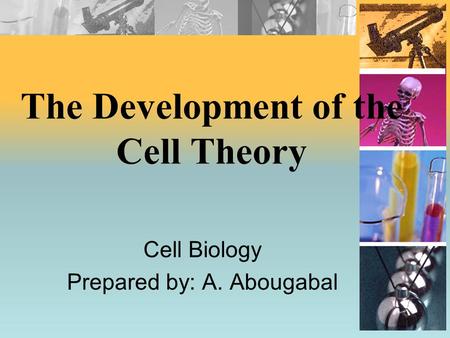 The Development of the Cell Theory