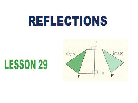 In the diagram above, corresponding points on the two figures are related. Suppose P is any point on the original figure and P’ is the corresponding point.