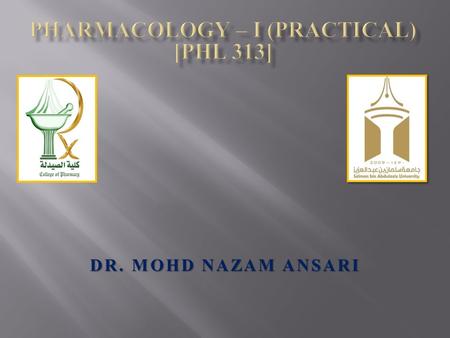 DR. MOHD NAZAM ANSARI.  Analgesics:  Types of Analgesics & MOA  Opioid/Narcotic analgesics:  Non opioid/non-narcotic analgesics:  Difference between.