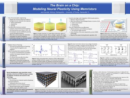 Aim of neuromorphic engineering: o Design and construct physical models of biological neural networks that replicate:  robust computation  adaptability.