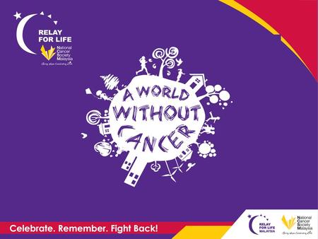 What is Relay For Life? High spirited 16 hours overnight event (sundown to sunrise) Teams of friends, coworkers, family and neighbours take turns to.