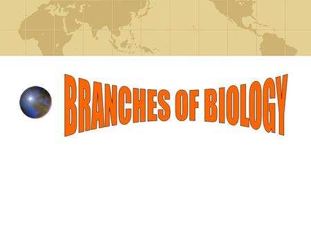 CYTOLOGY THE STUDY OF ZOOLOGY Study of BOTANY The study of.