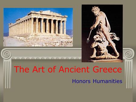 The Art of Ancient Greece