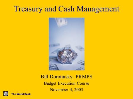 Treasury and Cash Management