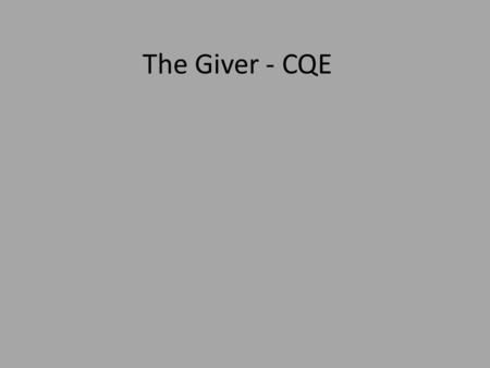 The Giver - CQE. Jane Yolen, the narrator, shows the importance of a special memory when she describes it in vivid detail. The narrator and her father.