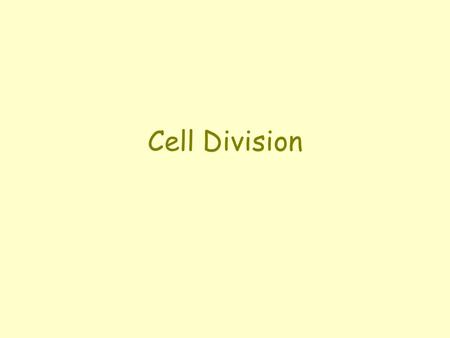 Cell Division. Rain Forest Rescue –Hawaii “rescue” endangered species.