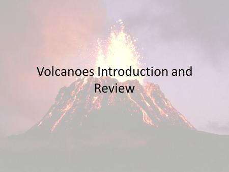 Volcanoes Introduction and Review. What is latitude? Longitude?