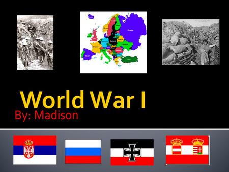 By: Madison  The event that is credited as being the spark of World War I is the murder of Franz Ferdinand and his wife in Serbia. Ferdinand was the.