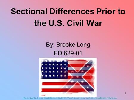 Sectional Differences Prior to