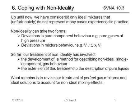 6. Coping with Non-Ideality SVNA 10.3