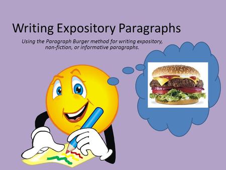 Writing Expository Paragraphs