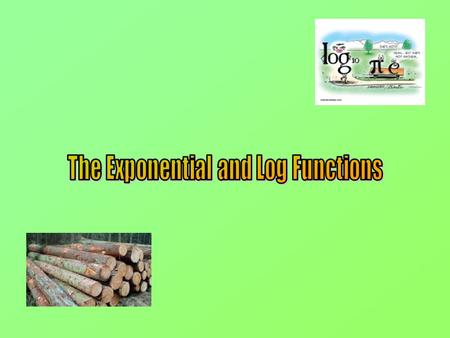 Introduction We are going to look at exponential functions We will learn about a new ‘special’ number in Mathematics We will see how this number can be.