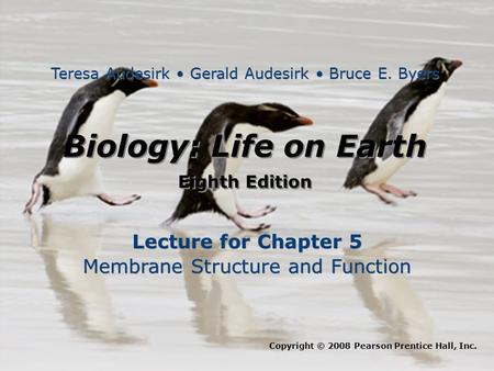 Biology: Life on Earth Lecture for Chapter 5