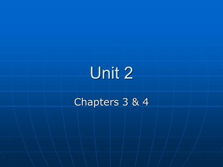 Unit 2 Chapters 3 & 4. Review Qualitative measurement Qualitative measurement Uses descriptive wordsUses descriptive words Quantitative measurement Quantitative.