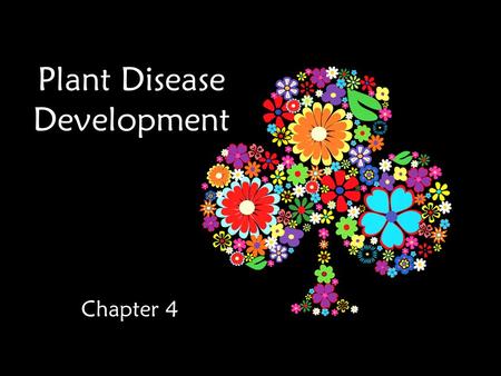 Plant Disease Development Chapter 4. Objectives Clarify the factors for successful disease development Identify s tages in disease development Be familiar.