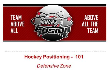 Hockey Positioning Defensive Zone