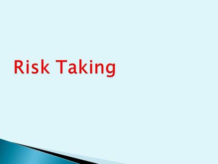  Do you feel pressured to make risky choices by friends?  Do you rush into decisions?  Do you think it is uncool to try things in a safe manner? 