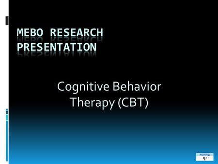 MEBO RESEARCH Presentation