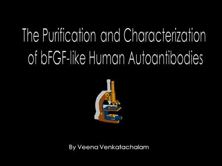 The Purification and Characterization