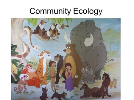 Community Ecology.