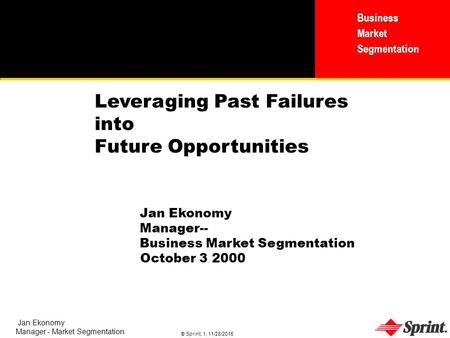 Leveraging Past Failures into Future Opportunities