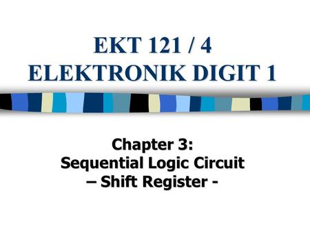 Sequential Logic Circuit