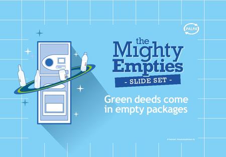 Green deeds come in empty packages