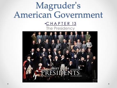 Magruder’s American Government